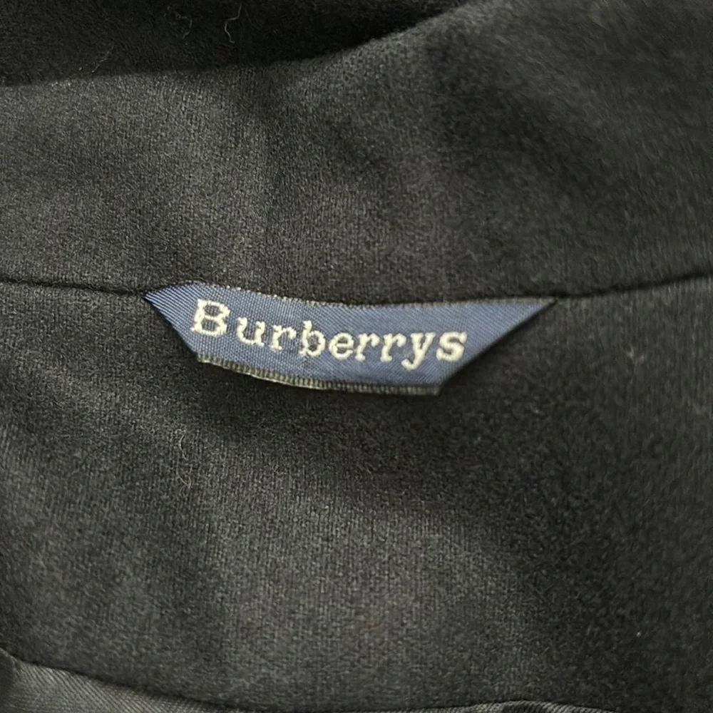 BURBERRYS Navy Blue Vintage Blazer Size 8 - Picture 6 of 9
